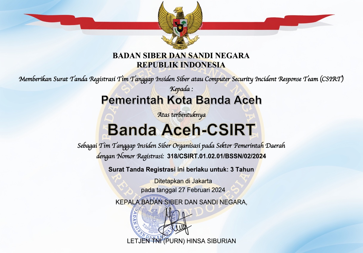Banda Aceh-CSIRT